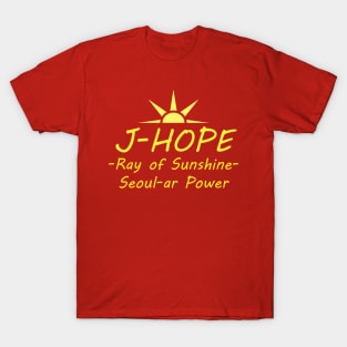 J-Hope Ray of Sunshine Seoul-ar Power T-Shirt